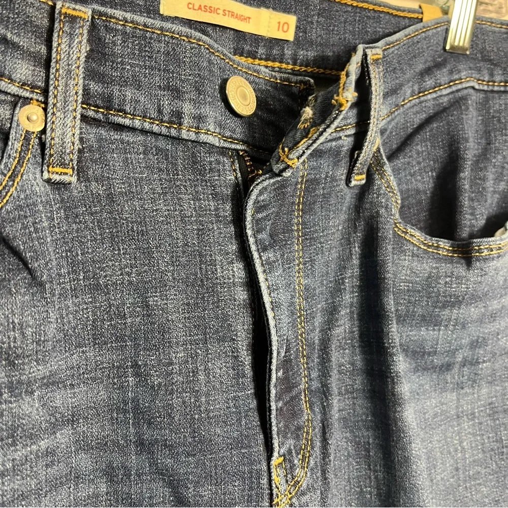 Women's Levi's Classic Straight-Leg Jeans Sz. 30x30 (10 M) - Picture 8 of 10